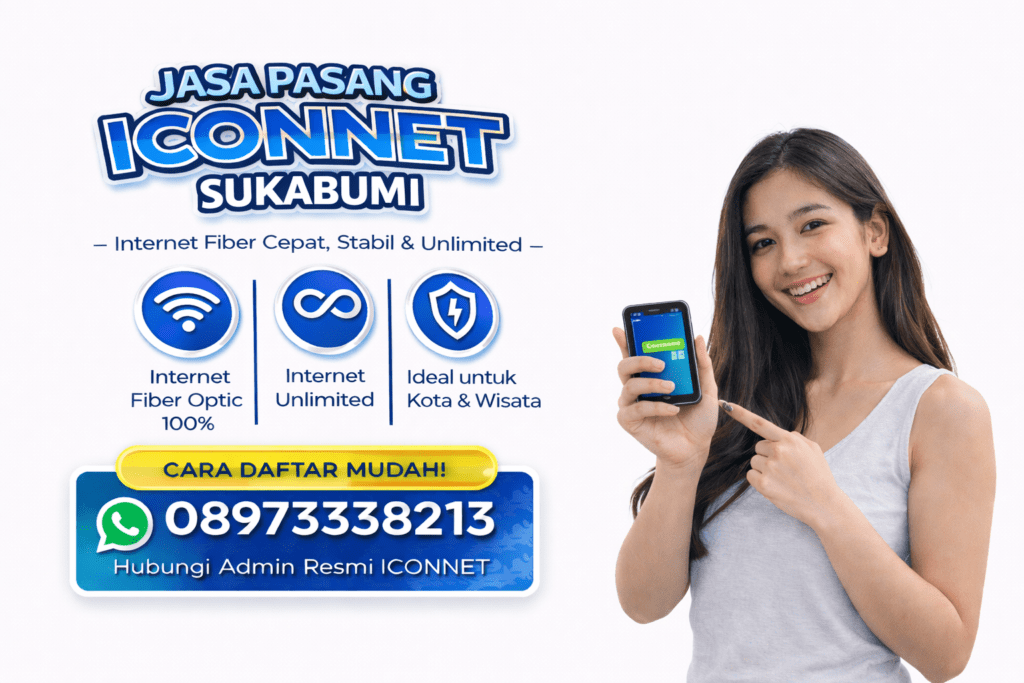 ICONNET Sukabumi: Internet Andal untuk Kota & Wisata Alam