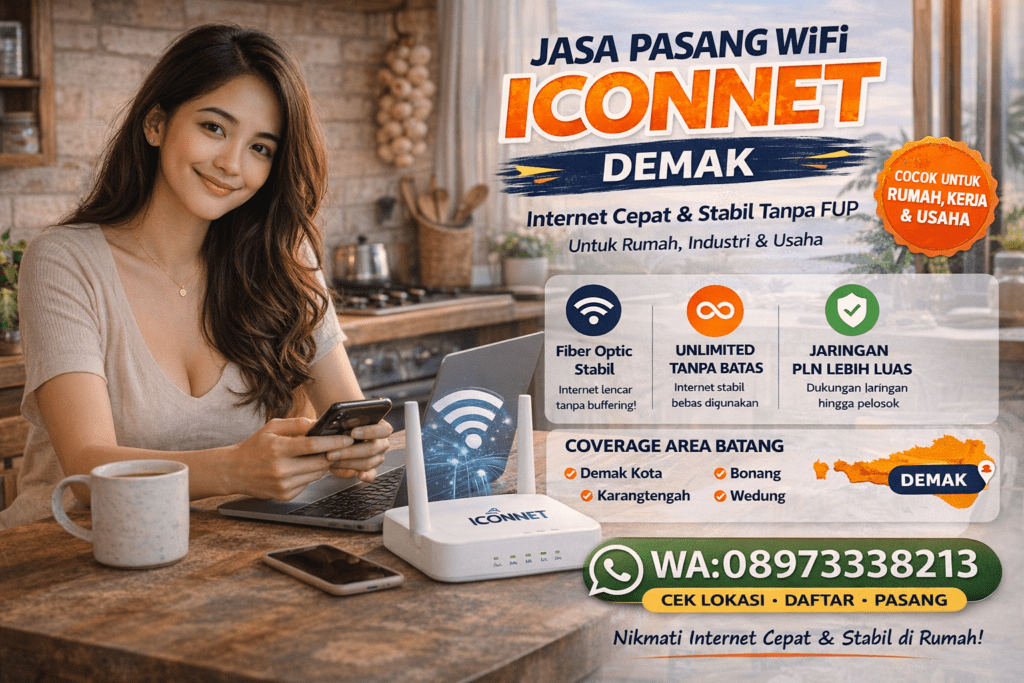 Pasang WiFi ICONNET Demak