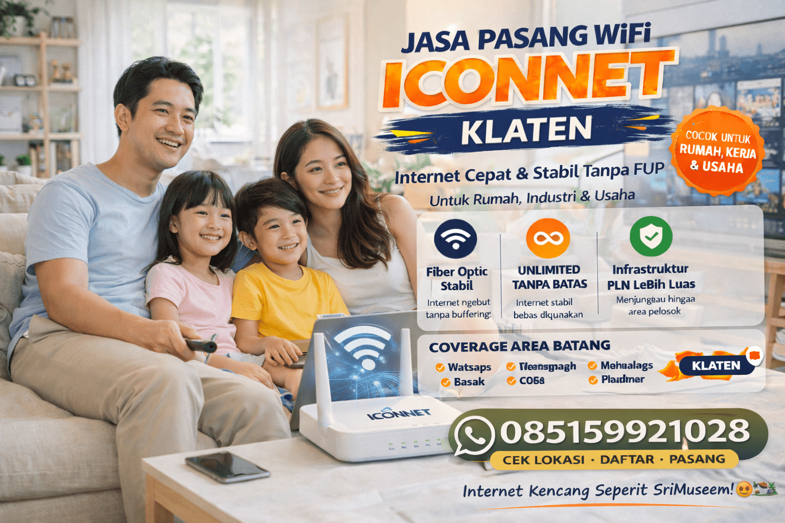 Pendaftaran ICONNET Klaten