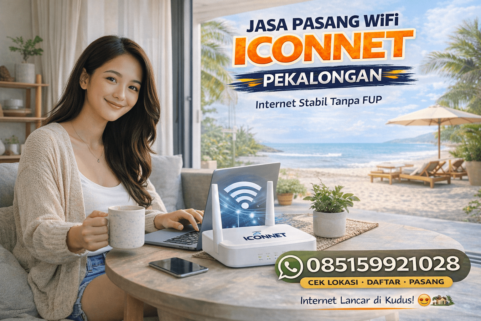 Pasang Wi-Fi ICONNET di Pekalongan