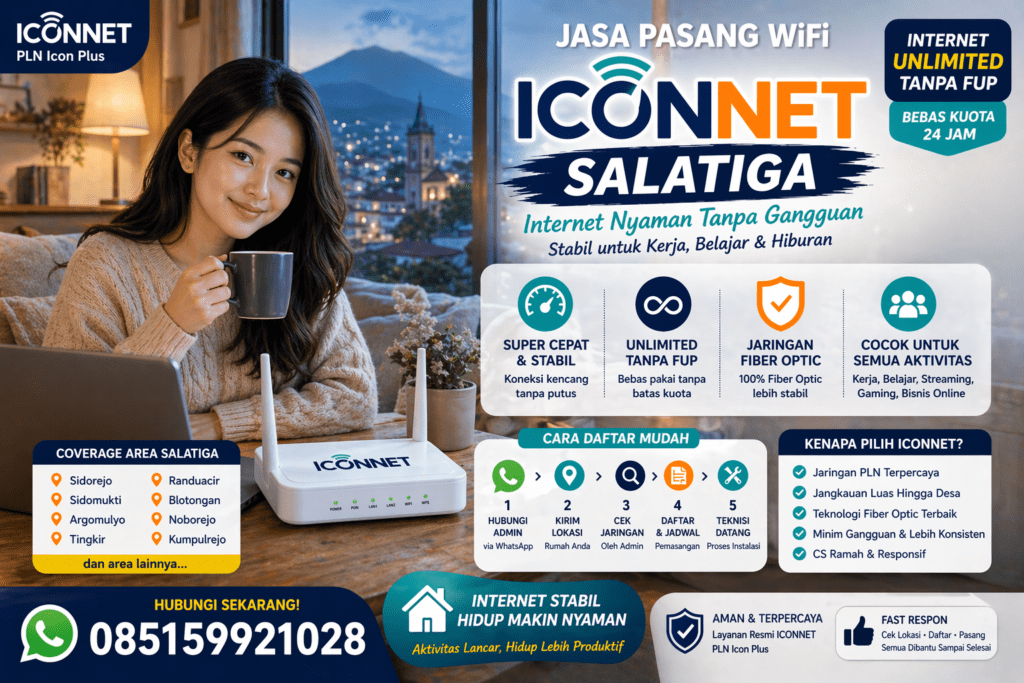 internet stabil di Salatiga
