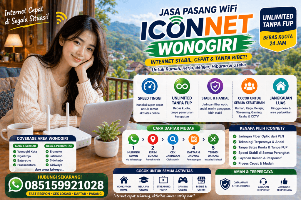 Pendaftaran ICONNET Wonogiri