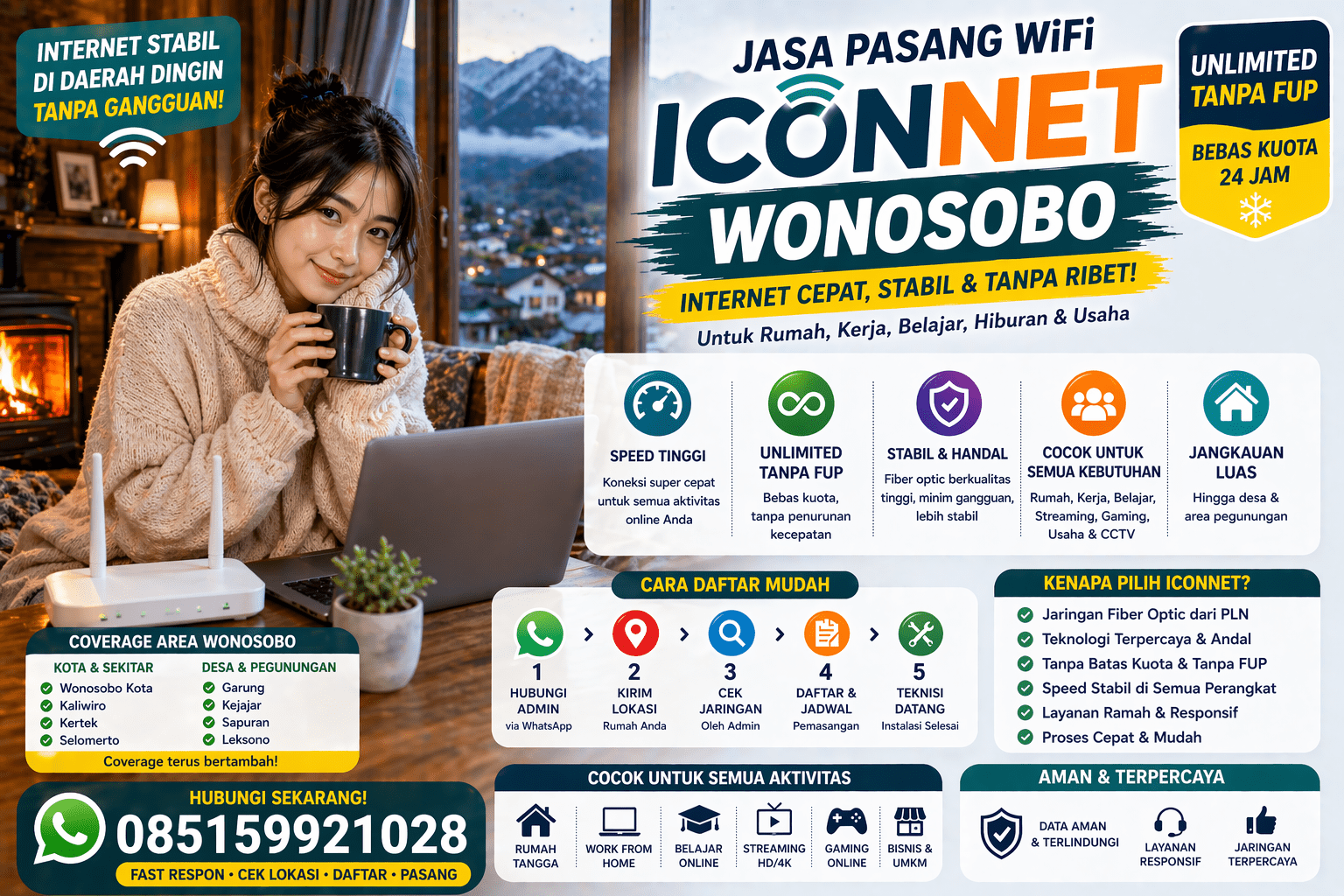 internet cepat di Wonosobo