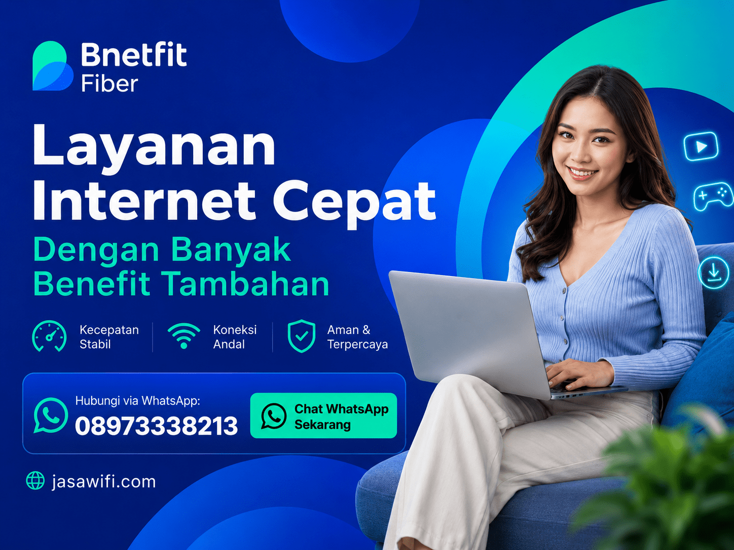 pasang bnetfit jabodetabek